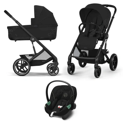 Детская коляска Cybex Balios S Lux TPE 3 в 1  Moon Black